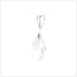 Swarovski Element Drop Necklace - Crystal - K. Crystals Online