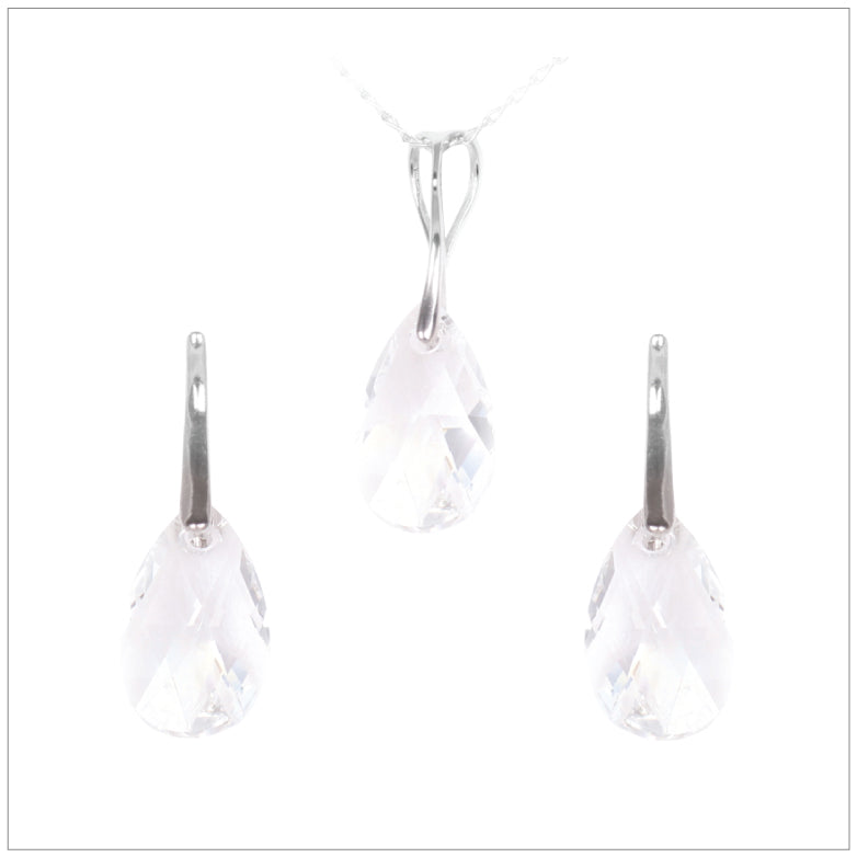 Swarovski Element Drop Set - Crystal - K. Crystals Online