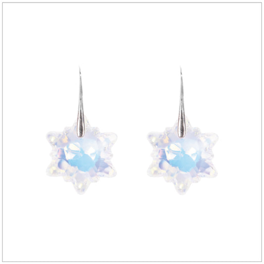 Edelweiss Earrings Aurore Boreale - K. Crystals Online
