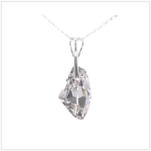 Swarovski Element Galactic Necklace - Chrome/Labrador