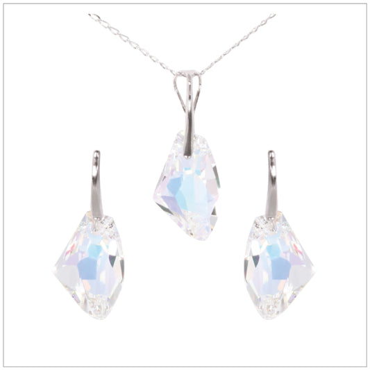Swarovski Element Galactic Set - Aurore Boreale