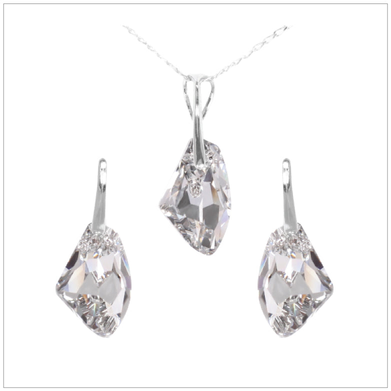 Swarovski Element Galactic Set - Chrome/Labrador