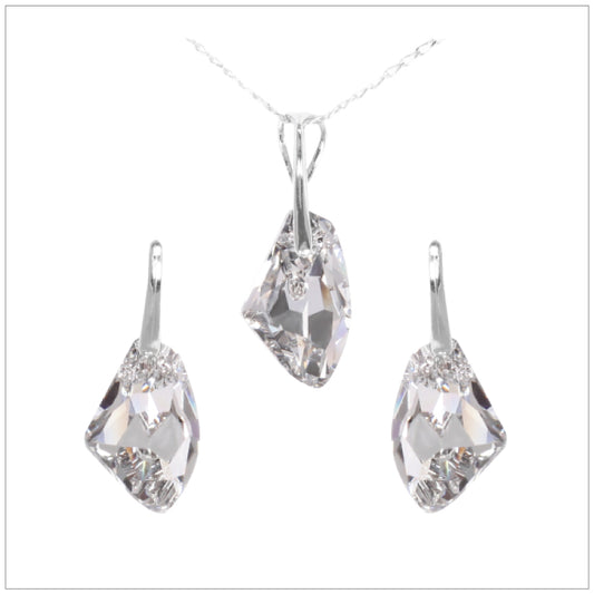 Swarovski Element Galactic Set - Chrome/Labrador