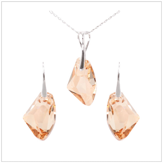 Swarovski Element Galactic Set - Golden Shadow