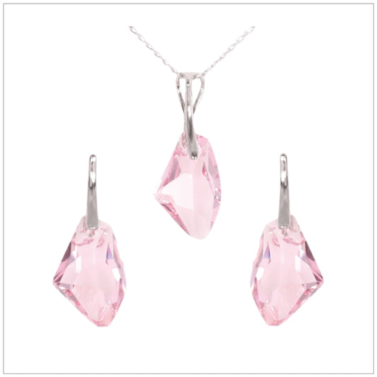 Swarovski Element Galactic Set - Light Rose