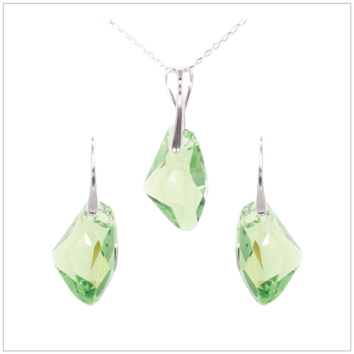 Swarovski Element Galactic Set - Peridot