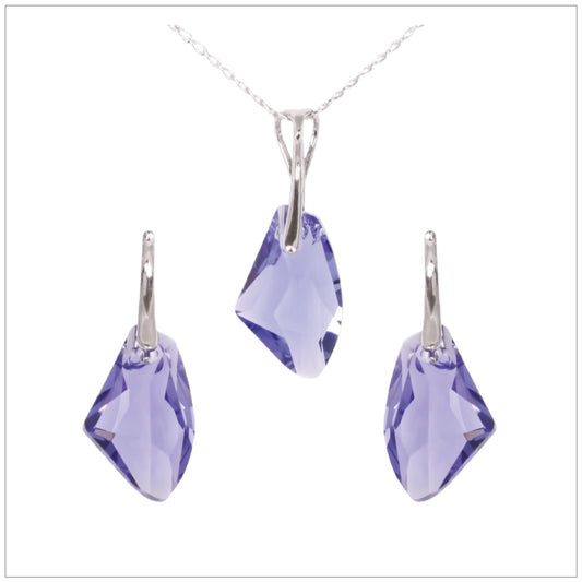 Swarovski Element Galactic Set - Tanzanite