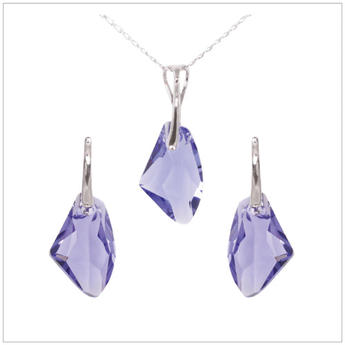 Swarovski Element Galactic Set - Tanzanite