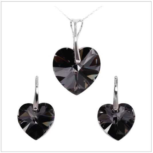 Timant Heart Set Heart Set – K. Crystals Online