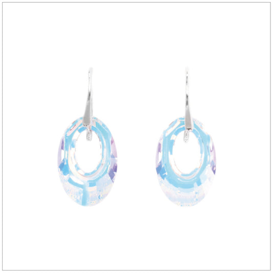 Swarovski Element Helios Earrings - Aurore Boreale - swarovski jewellery south africa kcrystals