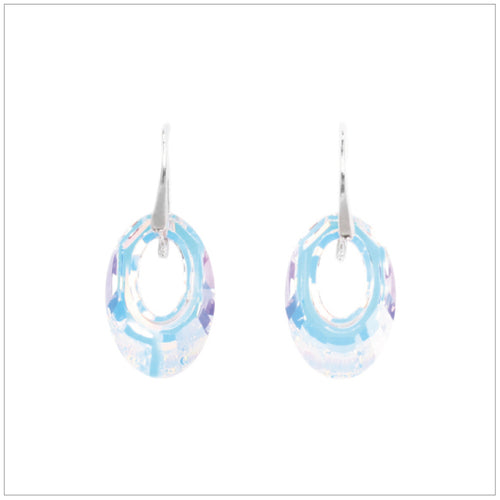 Swarovski Element Helios Earrings - Aurore Boreale - swarovski jewellery south africa kcrystals