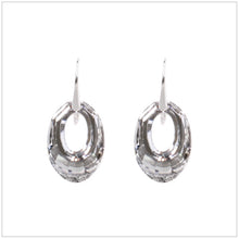 Swarovski Element Helios Earrings - Chrome - swarovski jewellery south africa kcrystals