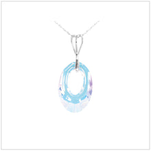 Swarovski Element Helios Necklace - Aurore Boreale - swarovski jewellery south africa kcrystals