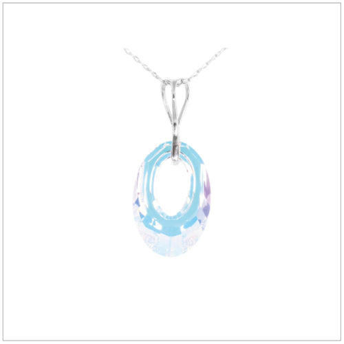 Swarovski Element Helios Necklace - Aurore Boreale - swarovski jewellery south africa kcrystals