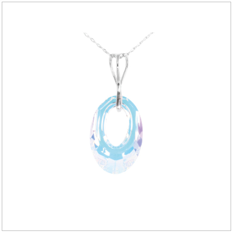 Swarovski Element Helios Necklace - Aurore Boreale - swarovski jewellery south africa kcrystals
