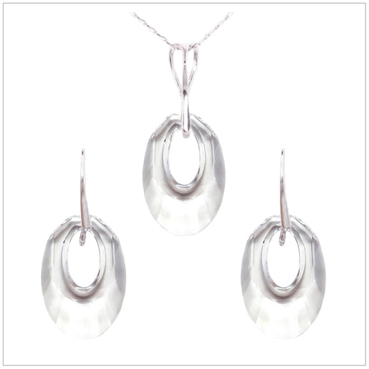 Swarovski Element Helios Set - Crystal - swarovski jewellery south africa kcrystals