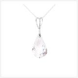 Swarovski Element Helix Necklace - Crystal