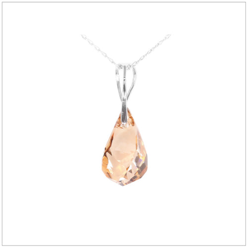 Swarovski Element Helix Necklace - Golden Shadow