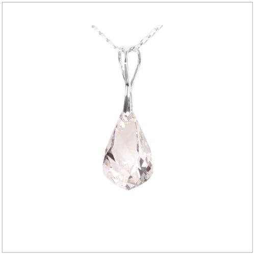 Swarovski Element Helix Necklace - Silver Shade