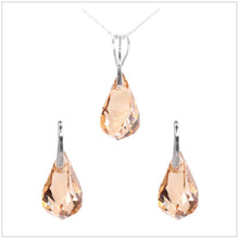 Swarovski Element Helix Set - Golden Shadow