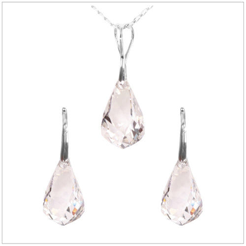 Swarovski Element Helix Set - Silver Shade