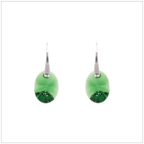 Swarovski Element Oval Earrings - Erinit
