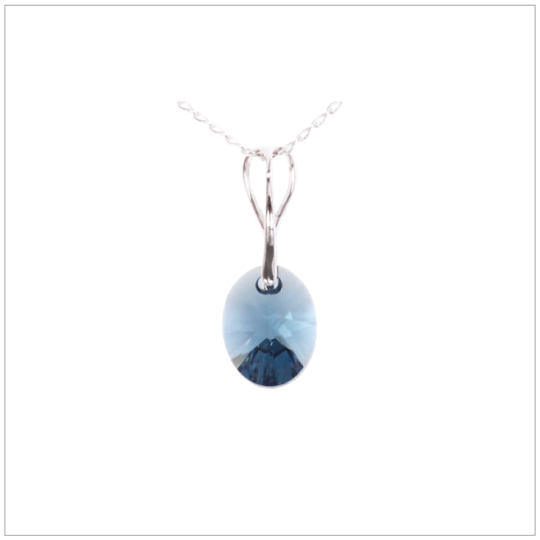 Swarovski Element Oval Necklace - Montana