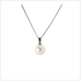 Swarovski Element Pearl Necklace - Pearl Cream