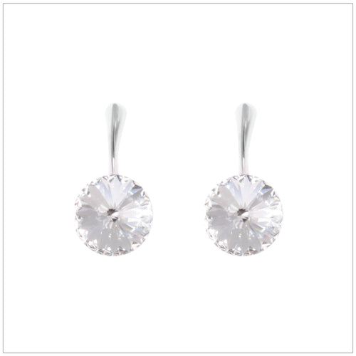 Swarovski Element Rivoli Earrings - Crystal - K. Crystals Online