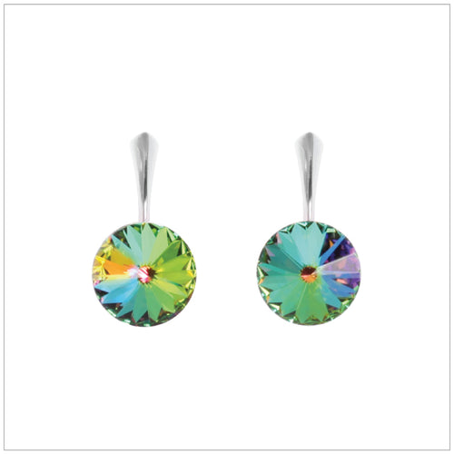 Swarovski Element Rivoli Earrings - Vitrail Medium - K. Crystals Online