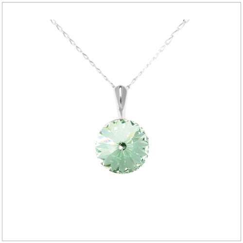 Swarovski Element Rivoli Necklace - Chrysolite - K. Crystals Online