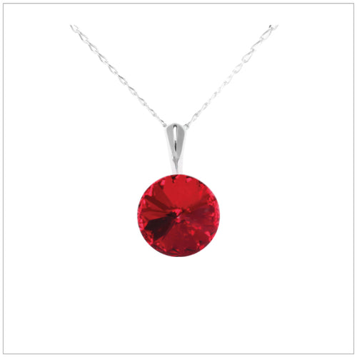 Swarovski Element Rivoli Necklace - Siam - K. Crystals Online