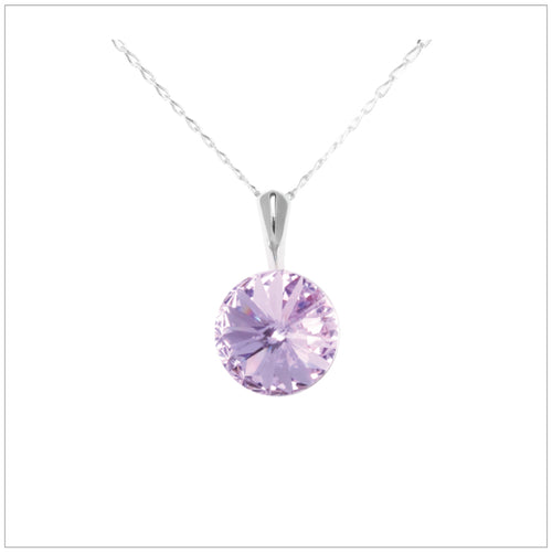Swarovski Element Rivoli Necklace - Violet - K. Crystals Online