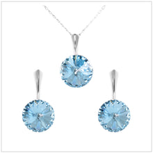 Swarovski Element Rivoli Set - Aquamarine - K. Crystals Online