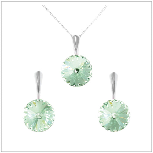 Swarovski Element Rivoli Set - Chrysolite - K. Crystals Online