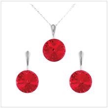 Swarovski Element Rivoli Set - Light Siam - K. Crystals Online