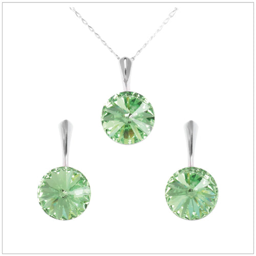 Swarovski Element Rivoli Set - Peridot - K. Crystals Online