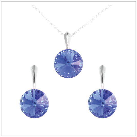 Swarovski Element Rivoli Set - Sapphire - K. Crystals Online