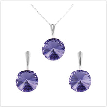 Swarovski Element Rivoli Set - Tanzanite - K. Crystals Online