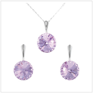 Swarovski Element Rivoli Set - Violet - K. Crystals Online