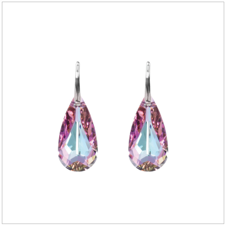 Swarovski Element Tear Earrings - Vitrail Light - K. Crystals Online