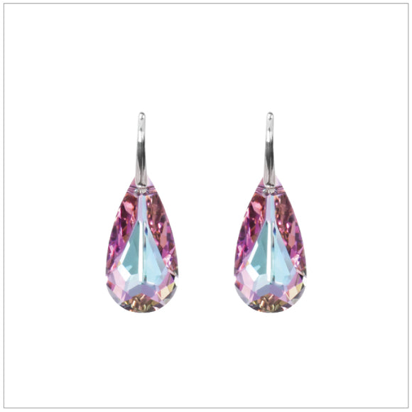 Swarovski Element Tear Earrings - Vitrail Light - K. Crystals Online