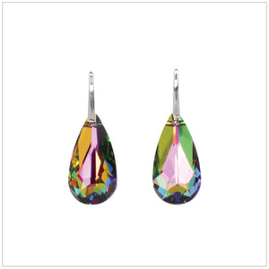 Swarovski Element Tear Earrings - Vitrail Medium - K. Crystals Online