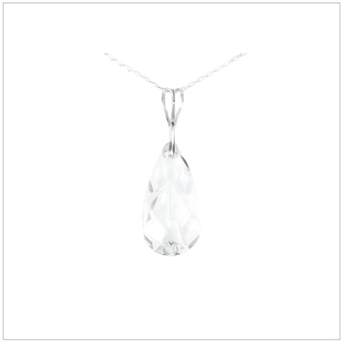 Swarovski Element Tear Necklace Crystal - K. Crystals Online