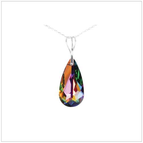 Swarovski Element Tear Necklace - Vitrail Medium - K. Crystals Online