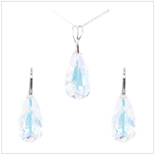 Swarovski Element Tear Set - Aurore Boreale - K. Crystals Online