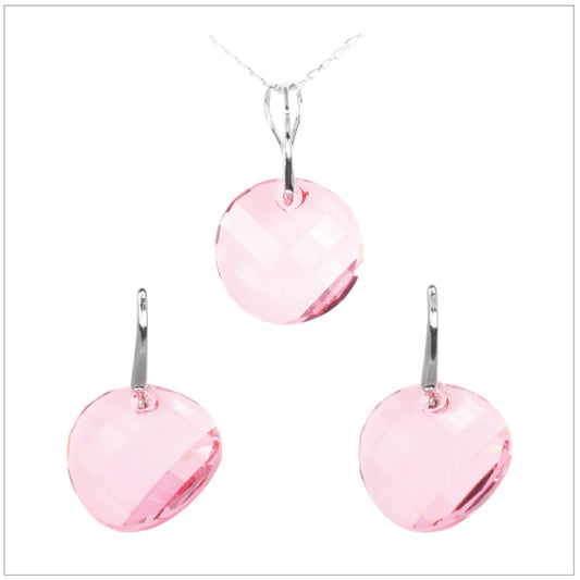 Swarovski Element Twist Jet Set - Light Rose - K. Crystals Online