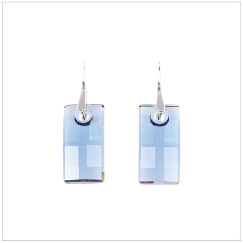 Swarovski Element Urban Earrings - Denim Blue - K. Crystals Online