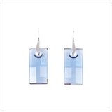 Swarovski Element Urban Earrings - Denim Blue - K. Crystals Online