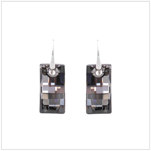 Swarovski Element Urban Earrings - Silver Night - K. Crystals Online